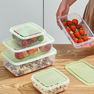 Storage Crisper Household Refrigerator Storage Box Food Grade Pp Microwaveable Heating Office Worker Fruit Box