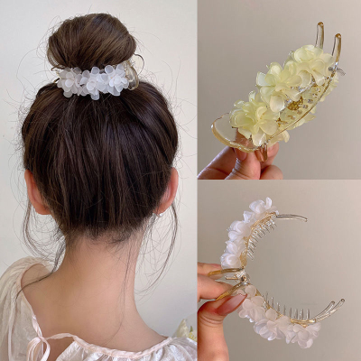 Daydream ~ Bun Grip Large Ins Barrettes Female Head Temperament Updo Gadget Super Fairy Clip Hairware