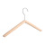 Clothing Store Special Children's Clothing Women's Solid Wood Hanger Wooden Wood Color round Brush Pot Stick Clothes Hanger Chapelet Pant Rack Wholesale