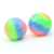 Foam Cat Toys Ball Rainbow Color Balls Kitten Activity Chase Quiet Play Mix Color Colorful Rainbow Balls