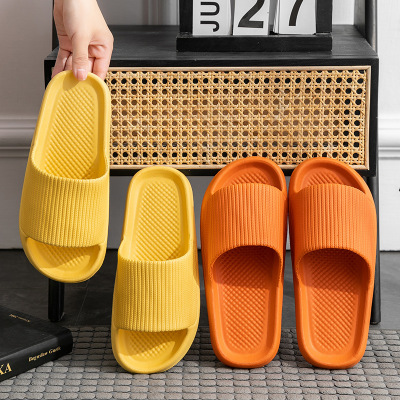 2022 Lightweight Internet Celebrity Couple Slippers Summer Home Men's Indoor Bathroom Non-Slip Wear-Resistant Women's Slippers