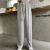 Ice Silk Wide-Leg Pants Women's Summer Trousers High Waist Loose and Slimming Drooping Straight Pants Versatile Casual Fashion Mop Pants