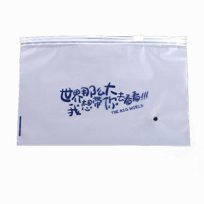 Custom 2022 New Fashion Plastic Packaging Bag Frosted Reseal