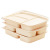 Skypurl Corn Starch Lunch Box Degradable Lunch Box Disposable Four-Grid Lunch Box Group Meal to-Go Box Take-out Box