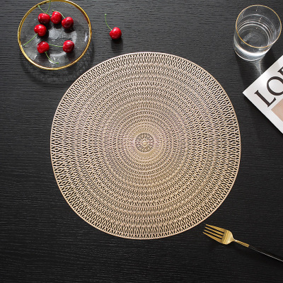 Yijia New Style Hollow Placemat Simple Japanese Style Heat Insulation Coaster Ins Style Creative Decorative Pad Cross-Border Supply