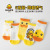 G. Duck Kids Small Yellow Duck Thin Breathable Children's Socks Mesh Breathable Cartoon Cute Spring and Summer Cotton Socks