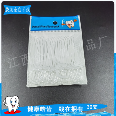 Portable 20 Bags Disposable Floss Dental Floss Interdental Brush Wholesale Plastic Dental Floss Bar Dental Floss
