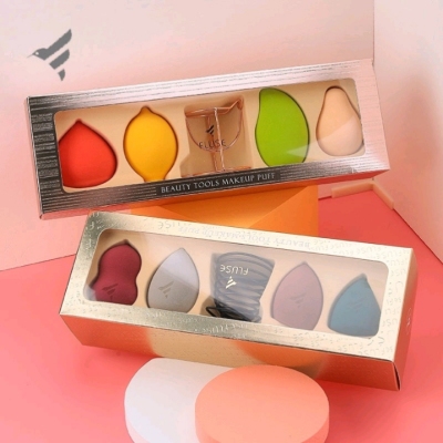 Faros Cosmetic Egg Super Soft Do Not Eat Powder Puff Female Sponge Egg Wet and Dry Dual-Use Gift Box with Egg Rack