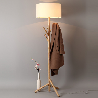 Nordic Living Room Branch Floor Lamp Bedroom Study Solid Wood Floor Lamp Tripod Hotel Room Decoration Manufacturer