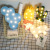 INS Flamingo Unicorn Coconut Tree Five-Pointed Star Modeling Lamp Christmas Room Decorative Lights