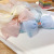 New Korean Style Embroidered Flower Double Layer Mesh Bow Children's Veils Veil Head Clip Press Clip