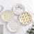 Gilding Dots Disposable Thickened Cake Tableware Paper Pallet Birthday Party Gathering round Paper Pallet Factory Wholesale