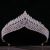 Korean Bridal 3A Rhinestone Crown Simple Atmospheric Zinc Alloy Hair Accessories Wedding Birthday Princess Internet Celebrity Crown Ornament