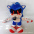 Cross-Border New Arrival Second Generation Variation Sonic Plush Doll Hell Bloodthirsty Sonic Gray Cat Hedgehog Sonic