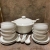 Ceramic Soup Pot Set Electroplating Soup Pot Tableware Set Middle East Tableware Binaural Soup Bowl Ceramic Soup Pot Milk Pot Stew Pot