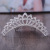 Korean-Style Children's Hot Sale Crown Rhinestone Alloy Hair Comb Cross-Border Head Accessories Princess Bride Dress Wedding Headdress