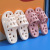 Home Hollow Leaking Slippers Female Summer Couple Bathroom Eva Sandals Home Non-Slip Men's Sandals Wholesale