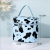 Milk Pattern Cosmetic Bag Wash Bag Cosmetics Storage Bag Bathroom Bag Travel Bag Cosmetic Case Makeup Fixing Bag