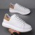 First Layer Cowhide Men's Wheat White Shoes Genuine Leather Fashion Casual Shoes Breathable Single Layer Leather 2022 New Men's Shoes