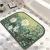 American Oil Painting Diatom Ooze Floor Mat Bathroom Non-Slip Floor Mat Water-Absorbing Quick-Drying Silicone Mud Diatomite Door Mat