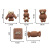 Simulation Candy Toy Little Bear Biscuits Candy Diypvc Soft Glue Ornament Accessories Phone Case Cup Decorative Paster Material