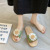 New Slippers Women's Summer Indoor Flat Soft Bottom Korean Style Fashion Outdoor Beach Flip-Flops Sandals and Slippers Women Wholesale