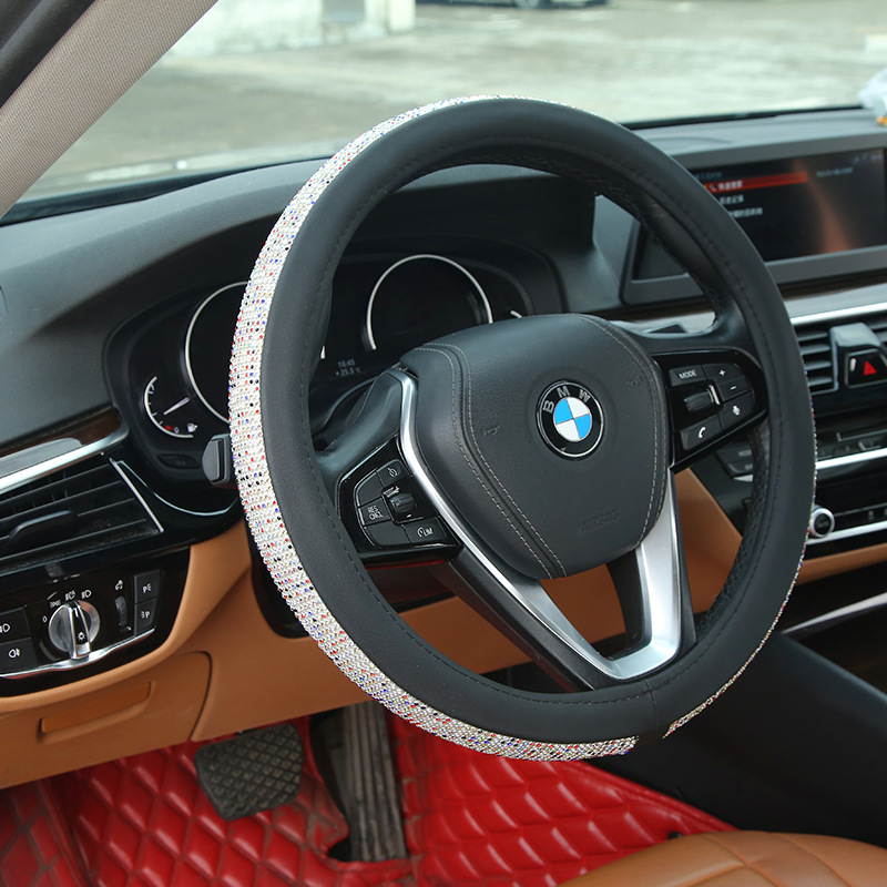 新款汽车方向盘套 夏季冰丝汽车方向盘套车内把套车载方向盘把套