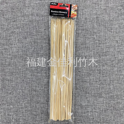 Jin Jiali Disposable Bamboo Stick Skewer Fruit Prod Roasted Sausage Mutton Good Smell Stick Bamboo Stick Sugar String Stick 30cm