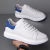 First Layer Cowhide Men's Wheat White Shoes Genuine Leather Fashion Casual Shoes Breathable Single Layer Leather 2022 New Men's Shoes