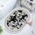 French Retro Oval Soft Diatom Ooze Bathroom Bathroom Absorbent Floor Mat Mat Bedroom Mattress Wall-to-Wall Carpet