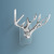 Three-Dimensional Seamless Antlers Hook Nordic Wall Decoration Small Hook Creative Special Deer Head Wall Key Wall Mounted Hoy