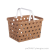 W16-2540 Small Size Storage Basket Plastic Kids' Toy Finishing Storage Basket Portable Dirty Clothes Sundries Basket