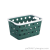 W16-2536 Medium Rectangular Hexagonal Leather Pattern Storage Box Plastic Hollow Multi-Color Storage Basket Layering Basket