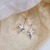 New Sterling Silver Needle Creative Design Star Earrings Female Korean Minority All-Match Design High-Grade Pearl Earrings