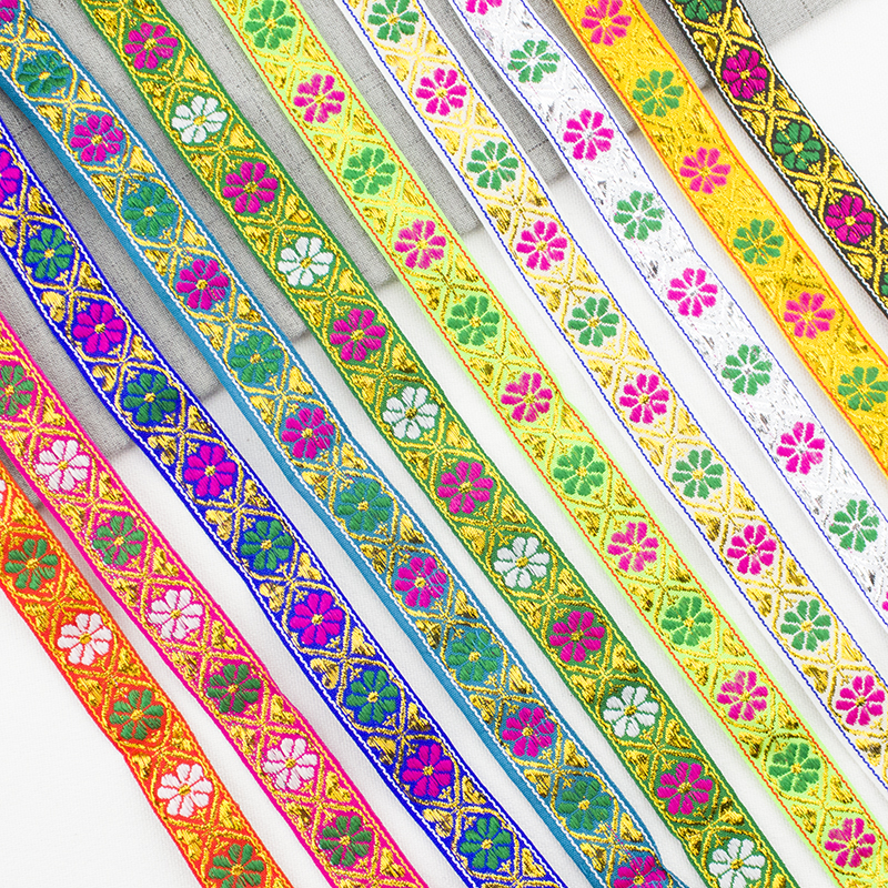 花边辅料民族风蕾丝花边刺绣织带布艺织带2cm刺绣提花布艺花边带