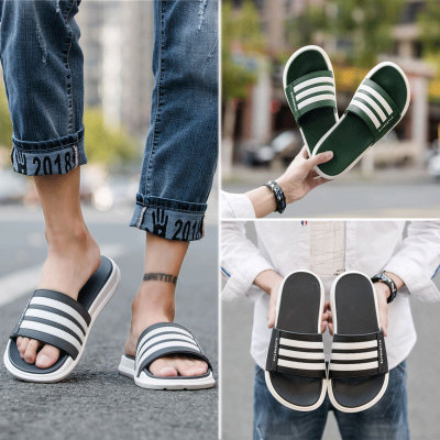 Korean Style 2022 New Slippers Men's Summer Couple Can Wear Thick Bottom Non-Slip Wearable and Trendy Sandals Women's Shoes