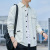 Casual Coat Men's Fashion Overalls Long Sleeve Shirt Fashion Brand Jacket Solid Color Fashion Multi-Bag Shirt Top Clothes