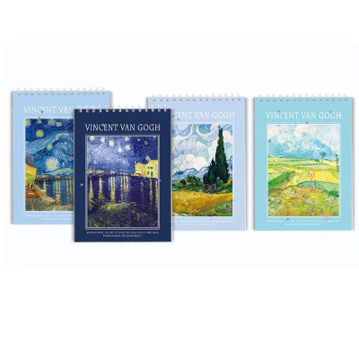 B5 Van Gogh Sketchbook Vintage Painting Drawing Graffiti Sketch Book Diary Notebook Pad School Stationery