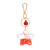 Korean Style Trendy Acrylic Five-Pointed Star Keychain Milk Floating Boutique Car Key Chain Handbag Pendant Gift