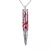 Red New Style Pattern Bullet Fashion Necklace Cartoon Simple National Fashion Necklace Men and Women Same Style Necklace Fashion