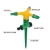 Garden Greening Watering Automatic Rotating Sprinkler Lawn Grass Spray 360 Degrees Irrigation Ground Water Spray Nozzle