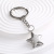 Stainless Steel Five-Pointed Star Keychain Solid Color XINGX Key Pendants Backpack Hanging Ornaments for Decoration Keychain