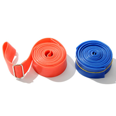 Tension Band Chest Expander Resistance Band Physical Fitness Training Belt Strength Training 3cm 2.5 M with Iron Button