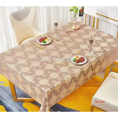 Tablecloth PVC Tablecloth PVC Crystal Tablecloth Placemat Gilding Tablecloth Pp Placemat Gilding Placemat
