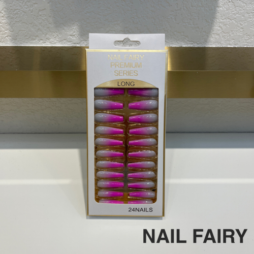 Manicure Mid-Length Ballet Nail Advanced Gradient Color Wear Nail Removable Nail Stickers