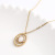 New Stainless Steel Golden Chain Net Red Pendant Fashion Ornament Vintage Sweater Chain Gift for Friends Factory Direct Supply