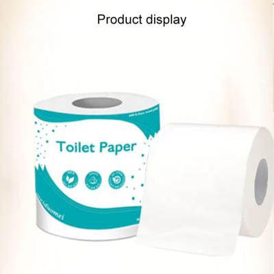 Ome Roll Paper Customizable Packaging Logo Toilet Paper Export Counter Tissue Factory Wholesale