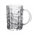 Creative Household Glass with Handle Large Capacity Tree Pattern Drinking Cup Simple Tea Cup Female Beer Steins