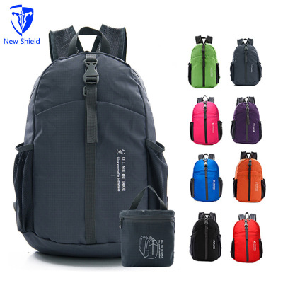 New Shield Factory Gift Folding Backpack Outdoor Ultralight Portable Riding Backpack Mountaineering Travel Backpack