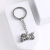 Spot Motorcycle Keychain Stainless Steel Key Pendant Student Schoolbag Pendant Car Key Accessories